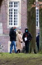 KRISTEN STEWART on the Set of Spencer 03/03/2021