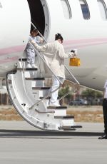 KYLIE JENNER Arrives on Her Private Jet in Palm Springs 03/12/2021