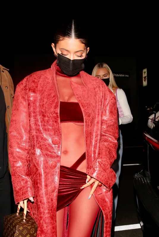 KYLIE JENNER at Nice Guy in West Hollywood 03/25/2021