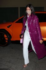 KYLIE JENNER Out for Dinner at Craig