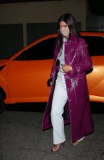 KYLIE JENNER Out for Dinner at Craig