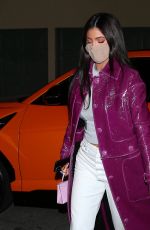 KYLIE JENNER Out for Dinner at Craig