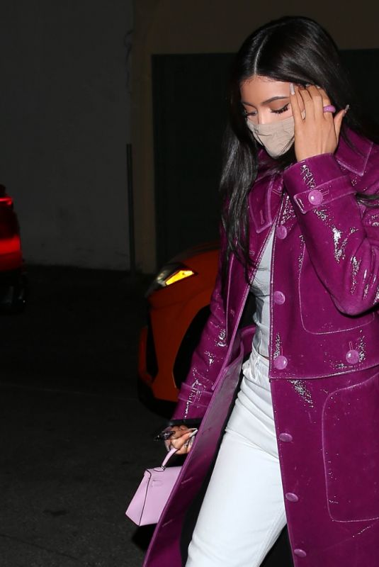 KYLIE JENNER Out for Dinner at Craig