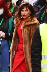LADY GAGA and Al Pacino on the Set of House of Gucci in Rome 03/22/2021