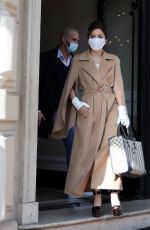 LADY GAGA Leaves Her Hotel in Rome 03/02/2021