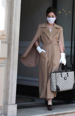 LADY GAGA Leaves Her Hotel in Rome 03/02/2021