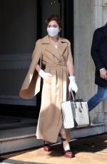 LADY GAGA Leaves Her Hotel in Rome 03/02/2021
