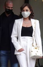 LADY GAGA Leaves Her Hotel in Rome 03/04/2021