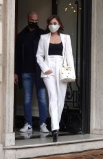 LADY GAGA Leaves Her Hotel in Rome 03/04/2021