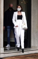 LADY GAGA Leaves Her Hotel in Rome 03/04/2021