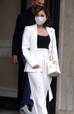LADY GAGA Leaves Her Hotel in Rome 03/04/2021