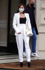 LADY GAGA Leaves Her Hotel in Rome 03/04/2021