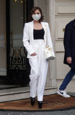LADY GAGA Leaves Her Hotel in Rome 03/04/2021