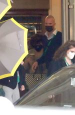 LADY GAGA Leaves Her Hotel in Rome 03/24/2021