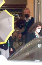 LADY GAGA Leaves Her Hotel in Rome 03/24/2021
