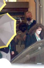 LADY GAGA Leaves Her Hotel in Rome 03/24/2021