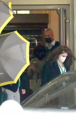 LADY GAGA Leaves Her Hotel in Rome 03/24/2021