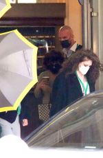 LADY GAGA Leaves Her Hotel in Rome 03/24/2021