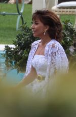 LADY GAGA on the Set of House Of Gucci at Lake Como 03/17/2021