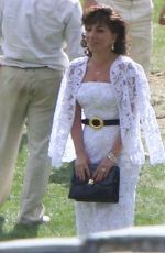 LADY GAGA on the Set of House Of Gucci at Lake Como 03/17/2021