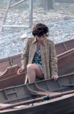 LADY GAGA on the Set of House of Gucci in Lake Como 03/18/2021