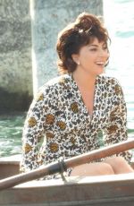 LADY GAGA on the Set of House of Gucci in Lake Como 03/18/2021