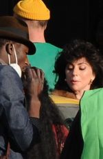 LADY GAGA on the Set of House Of Gucci in Milan 03/10/2021