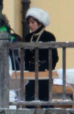 LADY GAGA on the Set of House of Gucci in Piemont 03/08/2021