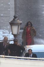 LADY GAGA on the Set of House Of Gucci in Rome 03/22/2021