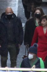 LADY GAGA on the Set of House Of Gucci in Rome 03/22/2021