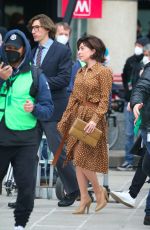 LADY GAGA on the Set of The House of Gucci in Milan 03/11/2021