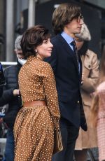 LADY GAGA on the Set of The House of Gucci in Milan 03/11/2021