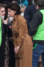 LADY GAGA on the Set of The House of Gucci in Milan 03/11/2021