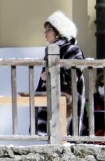 LADY GAGA on the Set of The House of Gucci in Piemont 03/08/2021