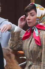 LADY GAGA on theSet of Ridley Scott