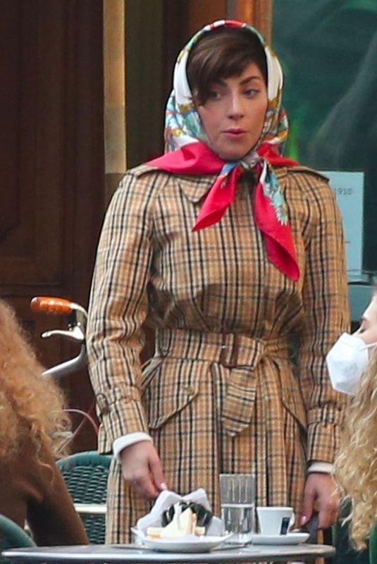LADY GAGA on theSet of Ridley Scott