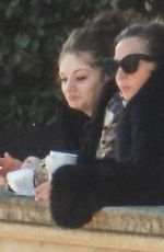 LADY GAGA Takes a Break from Filming House of Gucci in Cernobbio 03/19/2021