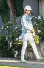 LADY VICTORIA HERVEY Out with Her Dog in Los Angeles 03/01/2021