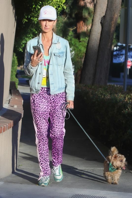 LADY VICTORIA HERVEY Out with Her Dog in West Hollywood 03/02/2021