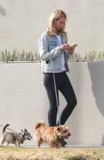 LADY VICTORIA HERVEY Out with Her Dog in West Hollywood 03/14/2021