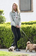 LADY VICTORIA HERVEY Out with Her Dog in West Hollywood 03/14/2021