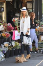 LADY VICTORIA HERVEY Shopping for Flowers at Bristol Farms 03/23/2021
