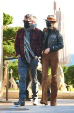LAETICIA HALLYDAY and Jalil Lespert at Nobu in Malibu 03/04/2021