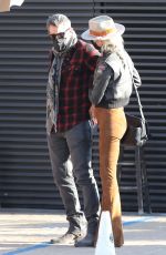 LAETICIA HALLYDAY and Jalil Lespert at Nobu in Malibu 03/04/2021