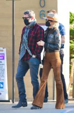 LAETICIA HALLYDAY and Jalil Lespert at Nobu in Malibu 03/04/2021