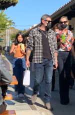 LAETICIA HALLYDAY and Jalil Out Shopping in Malibu 03/21/2021