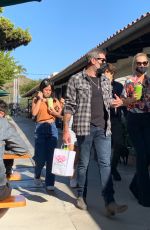 LAETICIA HALLYDAY and Jalil Out Shopping in Malibu 03/21/2021