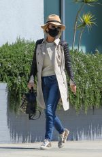 LAETICIA HALLYDAY Out Shopping in Beverly Hills 03/12/2021