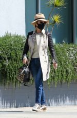 LAETICIA HALLYDAY Out Shopping in Beverly Hills 03/12/2021
