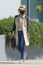 LAETICIA HALLYDAY Out Shopping in Beverly Hills 03/12/2021